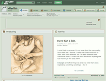 Tablet Screenshot of killerfish.deviantart.com