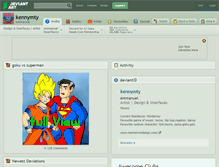 Tablet Screenshot of kennymty.deviantart.com