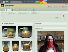 Tablet Screenshot of heathwreed.deviantart.com