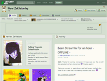 Tablet Screenshot of iheartzaksaturday.deviantart.com