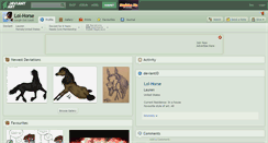 Desktop Screenshot of lol-horse.deviantart.com