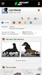 Mobile Screenshot of lol-horse.deviantart.com
