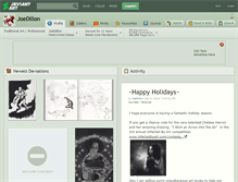 Tablet Screenshot of joedillon.deviantart.com