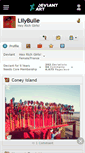 Mobile Screenshot of lilybulle.deviantart.com