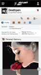 Mobile Screenshot of deathpen.deviantart.com