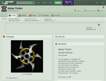 Tablet Screenshot of mister-twitch.deviantart.com