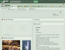 Tablet Screenshot of kurema.deviantart.com