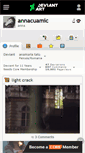Mobile Screenshot of annacuamic.deviantart.com