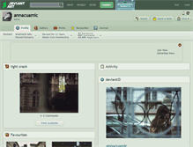 Tablet Screenshot of annacuamic.deviantart.com
