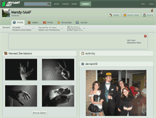 Tablet Screenshot of mandy-saaf.deviantart.com