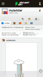 Mobile Screenshot of mylaststar.deviantart.com