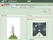 Tablet Screenshot of mylaststar.deviantart.com