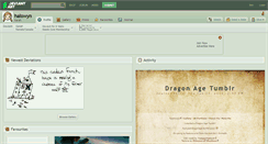 Desktop Screenshot of halowyn.deviantart.com
