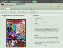 Tablet Screenshot of kreaturez.deviantart.com