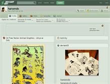 Tablet Screenshot of hansendo.deviantart.com