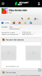 Mobile Screenshot of hisu-loves-rain.deviantart.com