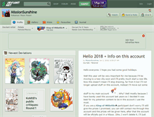 Tablet Screenshot of missionsunshine.deviantart.com