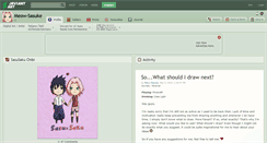 Desktop Screenshot of meow-sasuke.deviantart.com