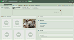 Desktop Screenshot of kandiismydog.deviantart.com