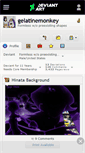 Mobile Screenshot of gelatinemonkey.deviantart.com