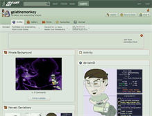 Tablet Screenshot of gelatinemonkey.deviantart.com