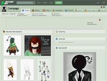 Tablet Screenshot of crampage.deviantart.com