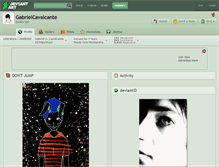 Tablet Screenshot of gabrielcavalcante.deviantart.com