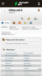 Mobile Screenshot of killerc40-ii.deviantart.com