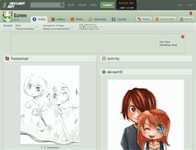 Tablet Screenshot of ecmm.deviantart.com