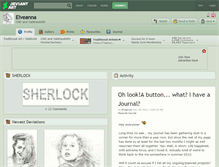 Tablet Screenshot of elveanna.deviantart.com