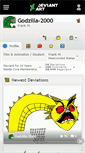 Mobile Screenshot of godzilla-2000.deviantart.com