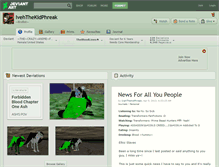 Tablet Screenshot of ivehthekidphreak.deviantart.com