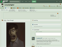 Tablet Screenshot of coreygallagher.deviantart.com