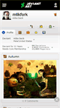 Mobile Screenshot of milkfork.deviantart.com