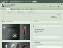 Tablet Screenshot of dennis-a-ozturk.deviantart.com