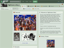 Tablet Screenshot of nightmare-alley.deviantart.com