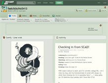 Tablet Screenshot of fastclickchic0413.deviantart.com
