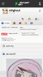 Mobile Screenshot of mhghoul.deviantart.com