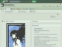 Tablet Screenshot of kitsunekimono.deviantart.com