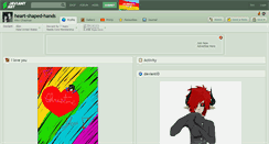 Desktop Screenshot of heart-shaped-hands.deviantart.com
