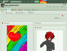 Tablet Screenshot of heart-shaped-hands.deviantart.com