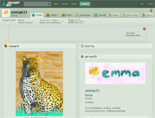 Tablet Screenshot of emmak33.deviantart.com