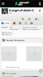 Mobile Screenshot of o-angel-of-death-o.deviantart.com