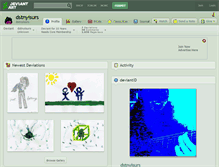 Tablet Screenshot of dstnyisurs.deviantart.com