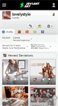 Mobile Screenshot of lovelystyle.deviantart.com