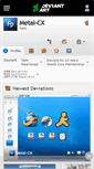 Mobile Screenshot of metal-cx.deviantart.com