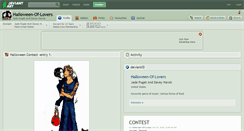 Desktop Screenshot of halloween-of-lovers.deviantart.com