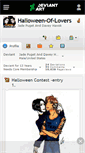 Mobile Screenshot of halloween-of-lovers.deviantart.com