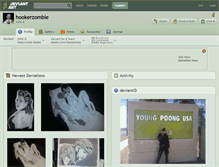 Tablet Screenshot of hookerzombie.deviantart.com