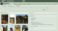 Desktop Screenshot of lemurlemur.deviantart.com